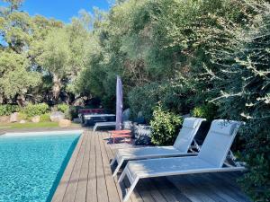 Bazén v ubytování meli melo nebo v jeho okolí + 25 fotografií