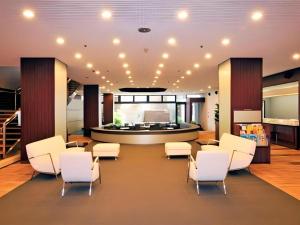 Χώρος καθιστικού στο Daini Fuji Hotel