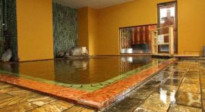 an empty room with at Hotel 1-2-3 Kofu Shingen Onsen in Showa