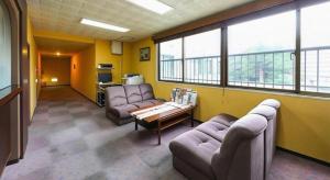 Χώρος καθιστικού στο Business Hotel Shinkawa Ube