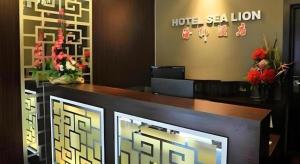 Ο χώρος του λόμπι ή της ρεσεψιόν στο Sea Lion Hotel @ Klang