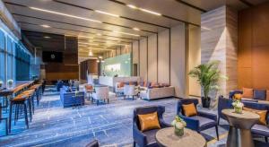 Χώρος καθιστικού στο The QUBE Hotel Xiangyang