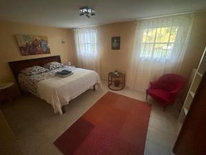 Postel nebo postele na pokoji v ubytování Beaurivage