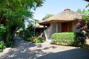 Un jardín fuera de Shimela Lodge