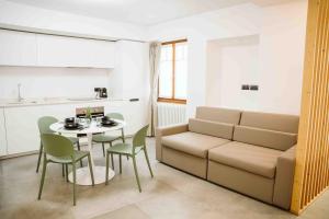 Χώρος καθιστικού στο Curt di Manai Charme Apartments