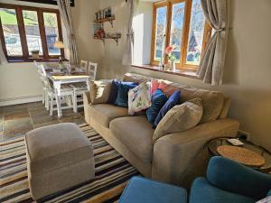 Χώρος καθιστικού στο The Cider House