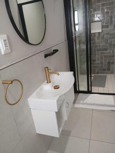 Koupelna v ubytování Going places BnB