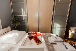 Et badeværelse på Maya's Flats & Resorts - Old Town Piwna