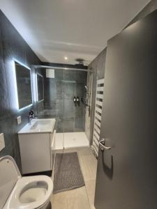 Ένα μπάνιο στο Résidence Bellevue - Hôtel et Studios