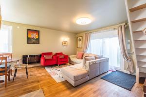 Posezení v ubytování Maison familiale 8 personnes entre mer et campagne