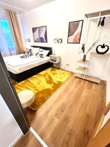 Postel nebo postele na pokoji v ubytování BIG New 7Rooms City Center APARTMENTS and Suites