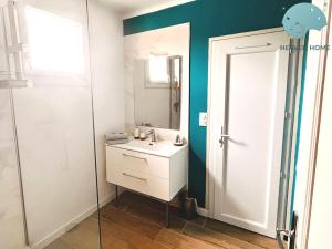 Koupelna v ubytování Charmant appartement proche des commerces et Gare