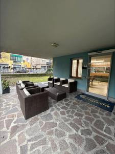 Χώρος καθιστικού στο Residence Parmigianino