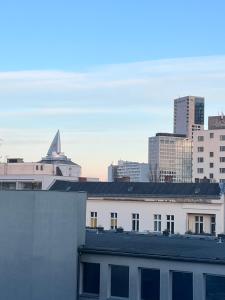 Nespecifikovaný výhled na destinaci Berlín nebo výhled na město při pohledu z apartmánu