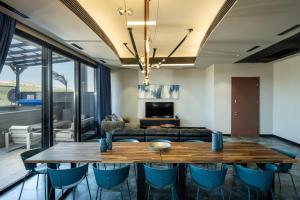 Χώρος καθιστικού στο Naomi Boutique Villa with private pool