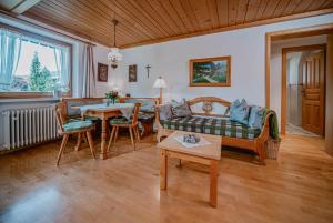 Posezení v ubytování Haus Rosenbächle