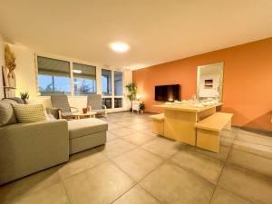 Posezení v ubytování Le Bohème Roosevelt - T4 tram Eurexpo-OL Valley