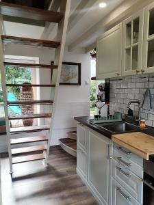 Η κουζίνα ή μικρή κουζίνα στο Gîte classé 3 étoiles - Morlaix