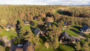an aerial view of a house at Landal Hexham Lodges in Slaley