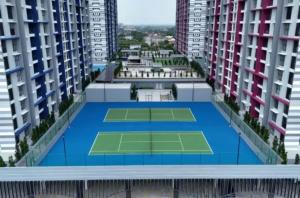 Instalaciones para jugar al tenis o al squash en Minimalist Cozy by The Haven Melaka Jonker o alrededores