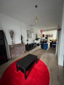 Posezení v ubytování Montréal, Maison pétillante et accueillante