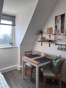 Χώρος καθιστικού στο Gästehaus Kleiner Wacholder