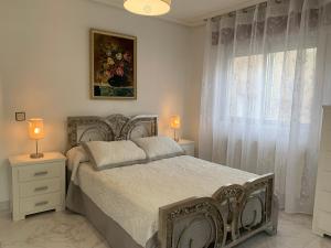 Ένα ή περισσότερα κρεβάτια σε δωμάτιο στο Casa del Parque