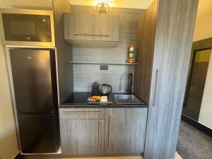 Kuchyň nebo kuchyňský kout v ubytování Auberge Nostradamus, Appartement 3