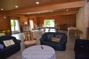 Χώρος καθιστικού στο Moulin Du Cher