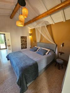 a bedroom with a large bed in a room at Tramontana Casetta in Castilenti +136 photos