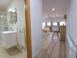 Ένα μπάνιο στο Precioso loft para disfrutar de Ourense