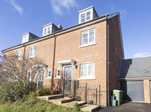 Bygningen som feriehuset ligger i