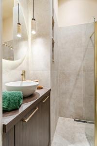 Et badeværelse på Cap Riviera charme calme Menton, plage