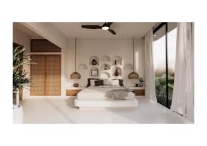 Postel nebo postele na pokoji v ubytování Soma House + 1 fotografie