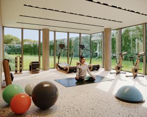 Fitness centrum a/nebo fitness zařízení v ubytování Upon Harbor - Seixal Bay Hotel