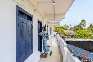 Balkón nebo terasa v ubytování Zostel Alleppey