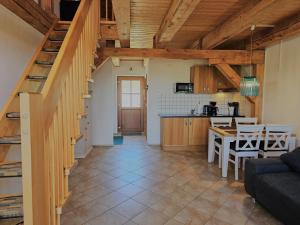 Kuchyň nebo kuchyňský kout v ubytování Hof am Meer "Seefalke"