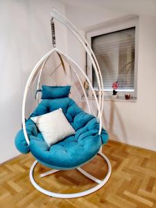 Χώρος καθιστικού στο Apartman Sunset Lux