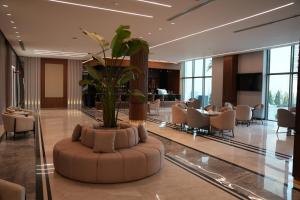 TV a/nebo společenská místnost v ubytování Marion Hotel Erbil