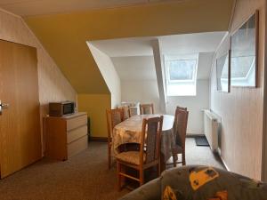 Køkken eller tekøkken på Ubytovani Haasova