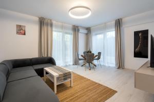 Χώρος καθιστικού στο Pipera Garden Loft 2BR