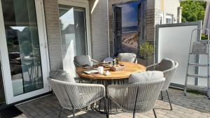 Balkón nebo terasa v ubytování Villa Sonnenschein Makkum