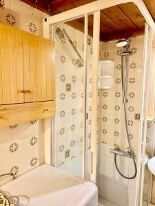 Et badeværelse på Ca Novella Apartment