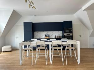 Kuchyň nebo kuchyňský kout v ubytování Golf international la baule