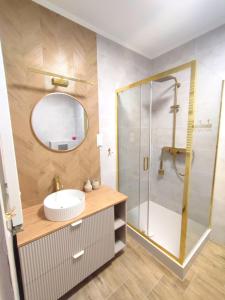 Koupelna v ubytování Apartament DanHouse 5