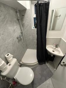 Ванная комната в Cozy flat, 2 bedrooms and one living-room, close to Euston Square and Mornington Crescent Stations