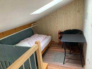 Ένα ή περισσότερα κρεβάτια σε δωμάτιο στο Landhaus ELisabeth Schwarzenberger