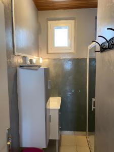 Vannituba majutusasutuses Gîte Crème