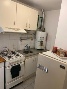 Η κουζίνα ή μικρή κουζίνα στο Monoambiente Supercéntrico! San Martín 436