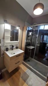 Ένα μπάνιο στο Gite le Soum, Bain nordique, Sauna